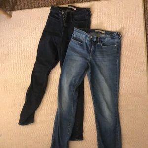 2 pair of jeans